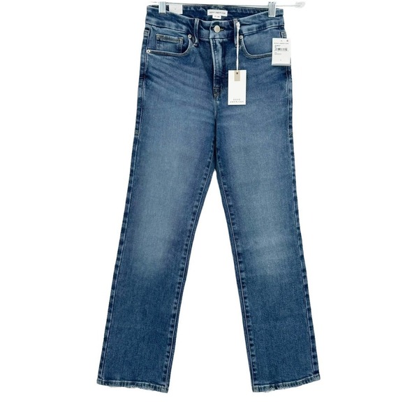 Good American Good Legs Straight Jean In Indigo333 Size 2/26 NWT - Picture 4 of 12